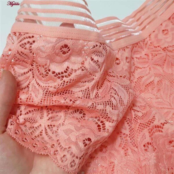 شورت زنانه ماییلدا مدل گیپوری کد 4463 رنگ گلبهی