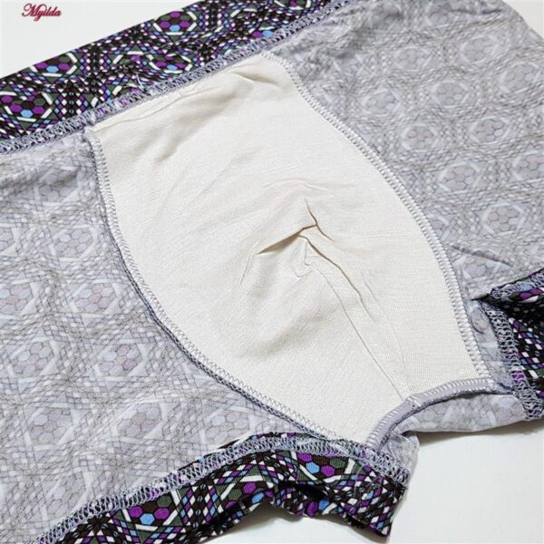 شورت مردانه مدل پادار کد 4540 رنگ بنفش