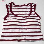 کراپ‌تاپ زنانه ماییلدا مدل 4481-my رنگ زرشکی