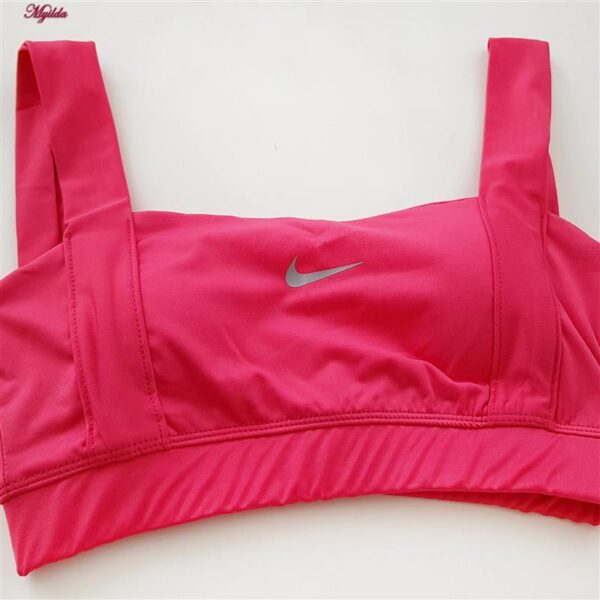 نیم تنه ورزشی زنانه مدل پد دار بدون فنر کد 4519-330P رنگ سرخابی