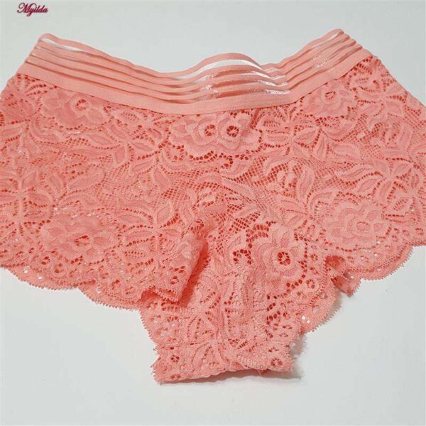 شورت زنانه ماییلدا مدل گیپوری کد 4463 رنگ گلبهی