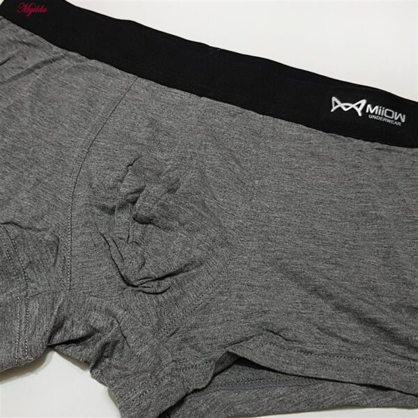 شورت مردانه مدل پادار کد 4544 رنگ خاکستری تیره