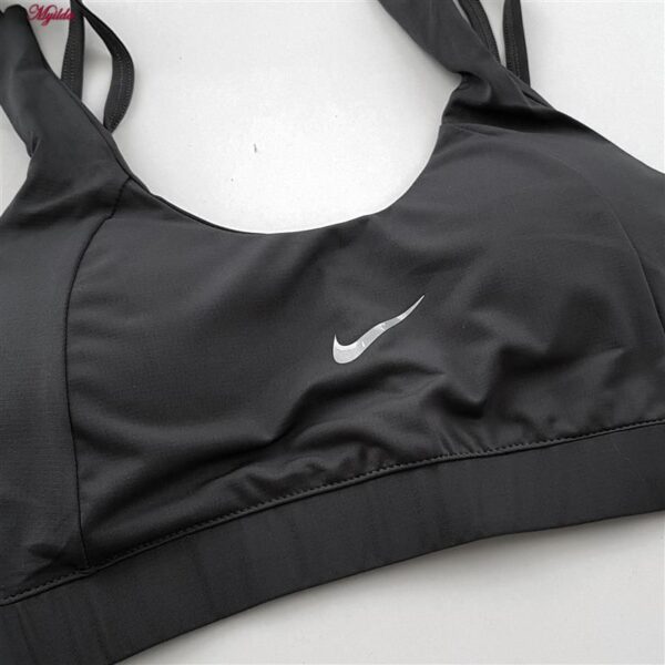 نیم تنه ورزشی زنانه مدل پد دار بدون فنر کد 4521-290P رنگ خاکستری تیره