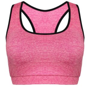 نیم تنه ورزشی زنانه ماییلدا مدل بدون فنر پددار کد 4499 رنگ صورتی