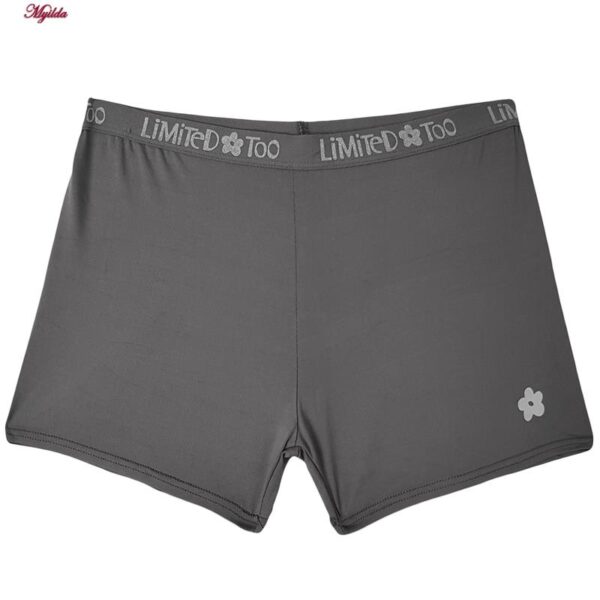 شورت دخترانه مدل Limited too کد 4516 رنگ خاکستری تیره