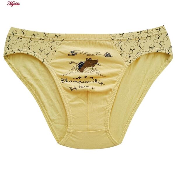 شورت پسرانه ماییلدا مدل اسلیپ کد 4550 رنگ زرد