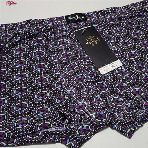 شورت مردانه مدل پادار کد 4540 رنگ بنفش