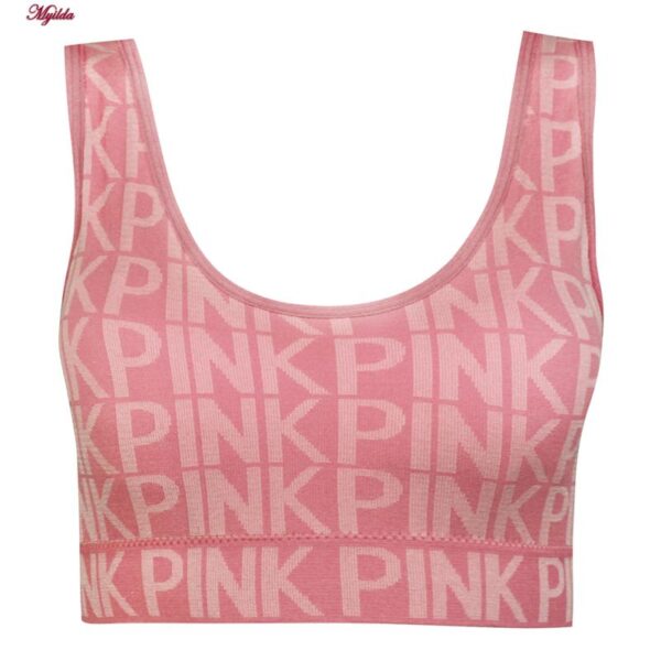 نیم تنه ورزشی زنانه ماییلدا مدل بدون فنر پددار کد 4557 رنگ کالباسی