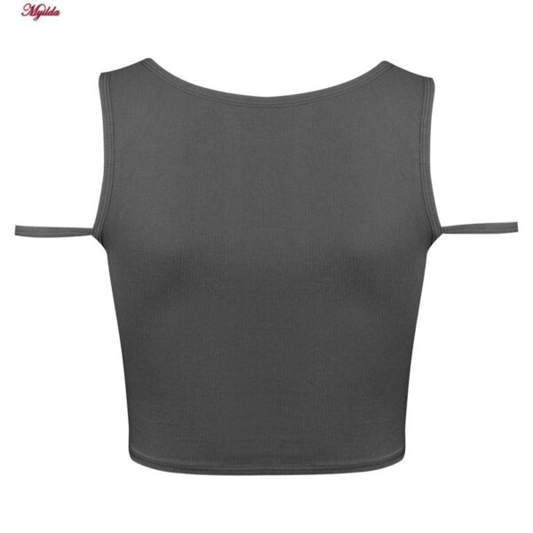 نیم تنه ورزشی زنانه ماییلدا مدل بدون فنر پددار کد 4581 رنگ خاکستری