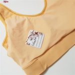 نیم تنه ورزشی زنانه ماییلدا مدل بدون فنر پددار کد 4557 رنگ زرد