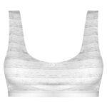 سوتین زنانه ماییلدا مدل بدون فنر پددار کد 4570 رنگ طوسی