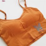 نیم تنه ورزشی زنانه ماییلدا مدل بدون فنر پددار کد 4564 رنگ آجری