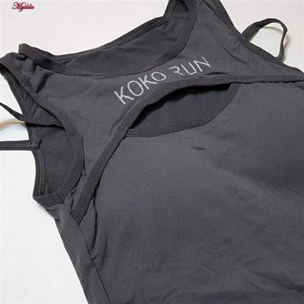 نیم تنه ورزشی زنانه ماییلدا مدل بدون فنر پددار کد 4581 رنگ خاکستری