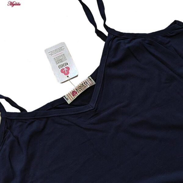 ست تاپ و شلوار زنانه کوزا مدل 9210 رنگ سرمه ای