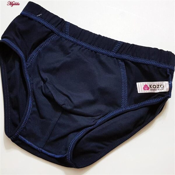 شورت پسرانه کوزا مدل اسلیپ پنبه ای کد 4596 رنگ سرمه ای