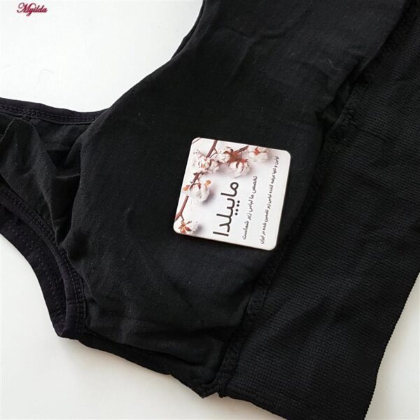 نیم تنه ورزشی زنانه ماییلدا مدل بدون فنر پددار کد 4561 رنگ مشکی