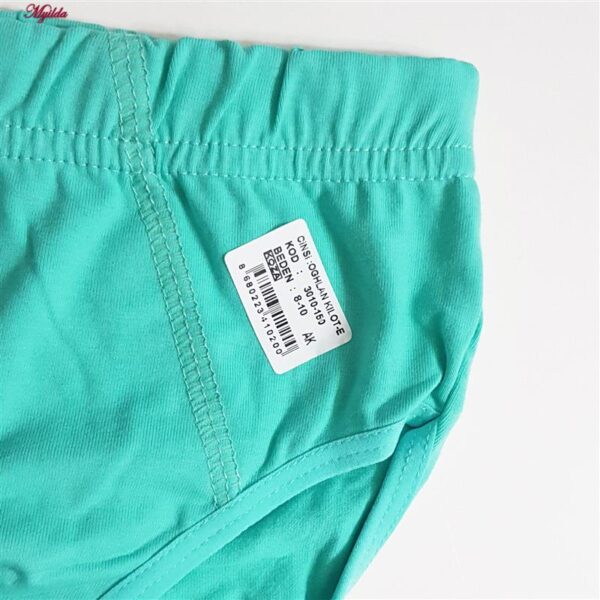شورت پسرانه کوزا مدل اسلیپ پنبه ای کد 4596 رنگ سبزآبی