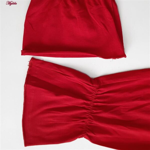 ست بلوز آستین بلند و شلوار زنانه کوزا مدل 9155 رنگ سرمه ای