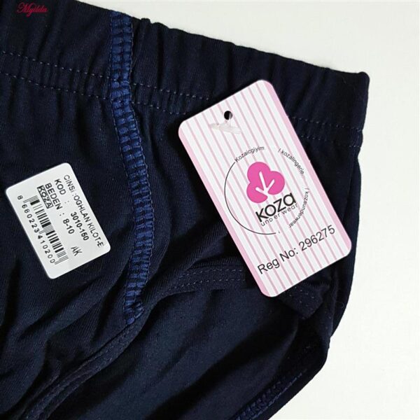 شورت پسرانه کوزا مدل اسلیپ پنبه ای کد 4596 رنگ سرمه ای