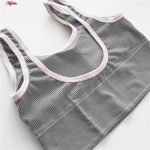 نیم تنه ورزشی زنانه مدل بدون فنر پددار کد 4562 رنگ خاکستری روشن