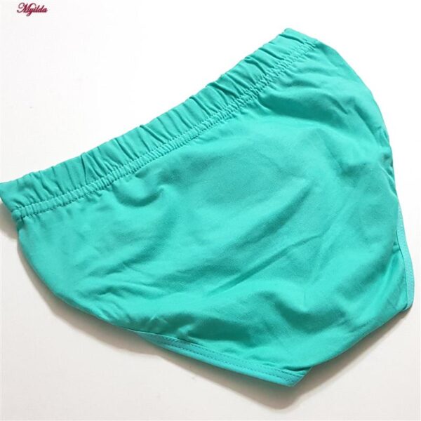 شورت پسرانه کوزا مدل اسلیپ پنبه ای کد 4596 رنگ سبزآبی