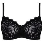 سوتین زنانه پانیذ مدل فنردار کد 66370-new رنگ مشکی