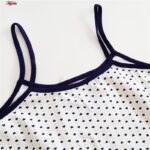 ست تاپ و شلوارک زنانه کوزا مدل پنبه ای کد 9184-2 رنگ سرمه ای