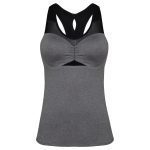 تاپ ورزشی زنانه مدل 4500 رنگ طوسی