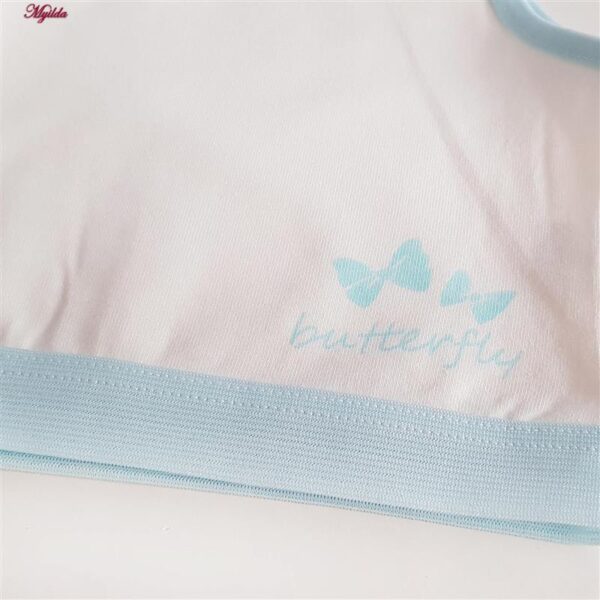 نیم تنه دخترانه ماییلدا مدل بدون پد کد 4568-2 رنگ آبی