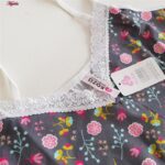 ست تاپ و شلوارک زنانه کوزا مدل پنبه ای کد 9115 رنگ طوسی