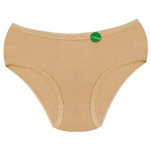 شورت زنانه یوکین مدل نخی کبریتی کد 4636 رنگ کرم