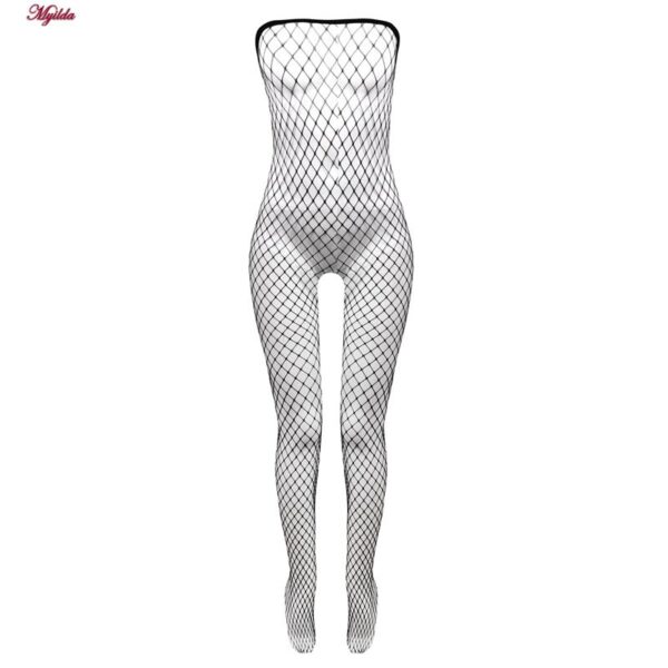 لباس خواب زنانه ماییلدا مدل فانتزی کد 4622-244 رنگ مشکی