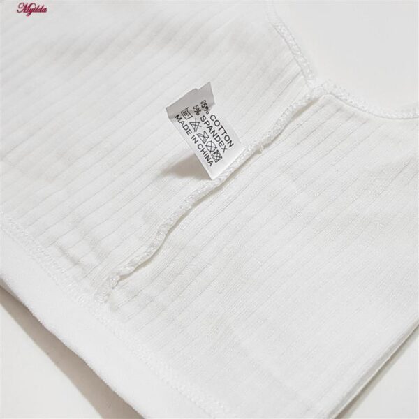 نیم تنه دخترانه مدل بدون پد کد 4632 رنگ سفید