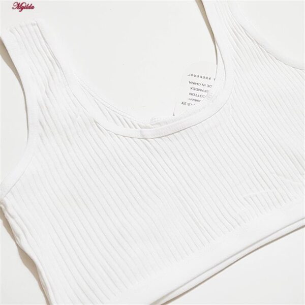 نیم تنه دخترانه مدل بدون پد کد 4632 رنگ سفید