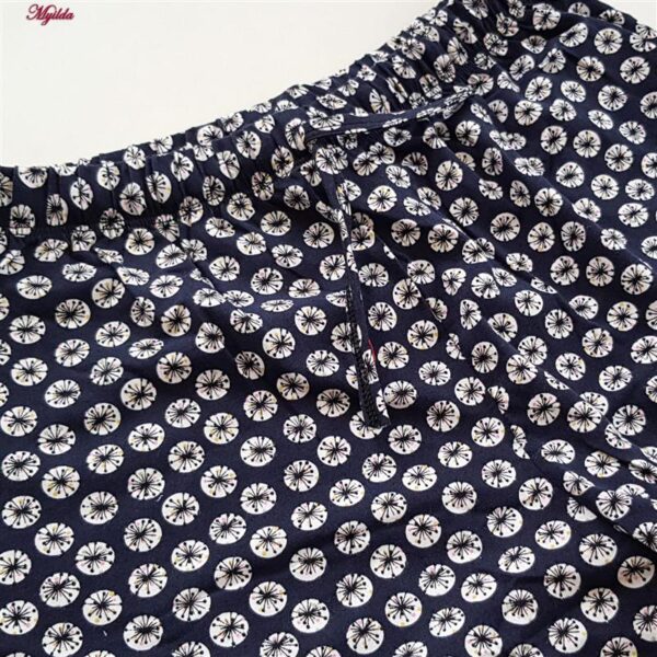 لباس خواب زنانه کوزا مدل دکمه دار کد 9118_MY_K رنگ سرمه ای