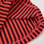 ست 3 تکه مایو دخترانه ماییلدا مدل راه راه ملوانی کد 4409-MY رنگ گلبهی