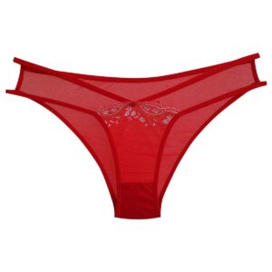 شورت زنانه ماییلدا مدل گیپوری کد 4654 رنگ قرمز