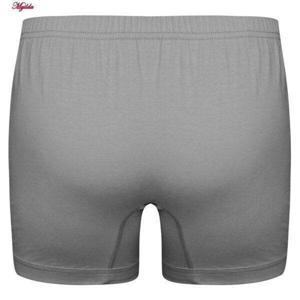 شورت مردانه ماییلدا مدل پادار پنبه ای کد 4702 رنگ طوسی