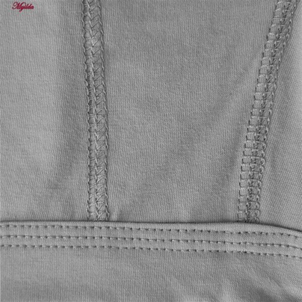 شورت مردانه ماییلدا مدل پادار پنبه ای کد 4702 رنگ طوسی