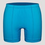 شورت مردانه ماییلدا مدل پادار پنبه ای کد 4702 رنگ آبی فیروزه ای