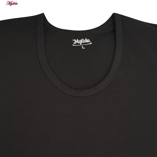 زیرپوش آستین دار مردانه ماییلدا مدل پنبه ای کد 4710-2 رنگ مشکی بسته 2 عددی