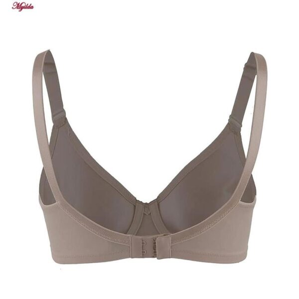 سوتین زنانه لین مدل فنردار کد 4680-741 رنگ نسکافه ای