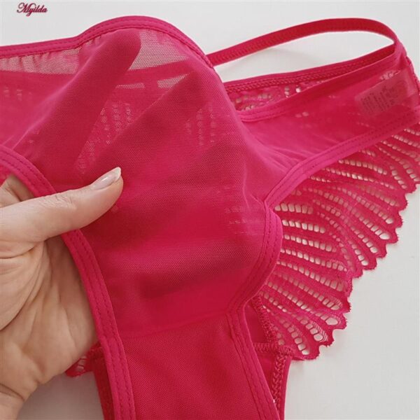 ست شورت و سوتین زنانه میسا مدل فنردار گیپوری کد 4735-6115 رنگ سرخابی