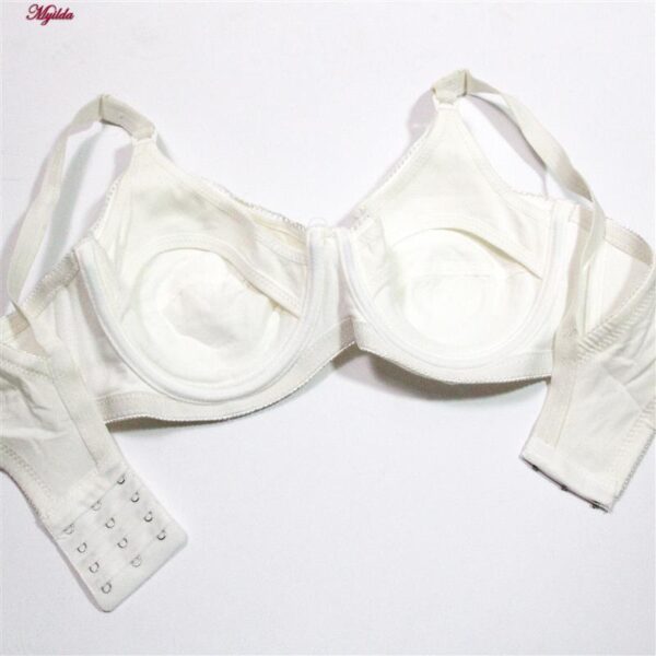 سوتین شیردهی مدل فنردار کد 3804 رنگ سفید