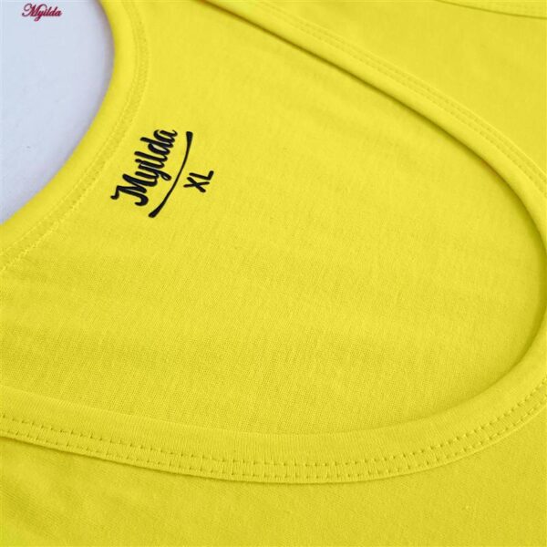 زیرپوش رکابی مردانه ماییلدا مدل پنبه ای کد 4712 رنگ زرد