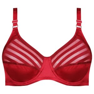 سوتین زنانه کارنا رز مدل فنردار کد 4677-413 رنگ قرمز