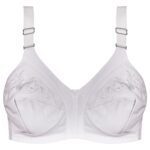 سوتین زنانه بارانه مدل بدون فنر کد 186 رنگ سفید