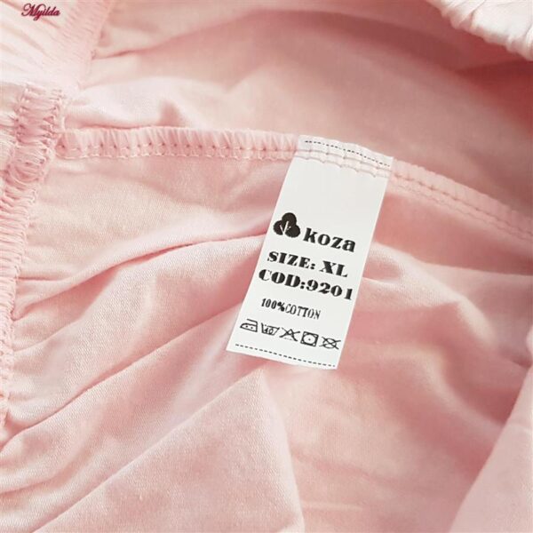 ست تی شرت آستین کوتاه و شلوارک زنانه کوزا مدل پنبه ای کد 9201-2