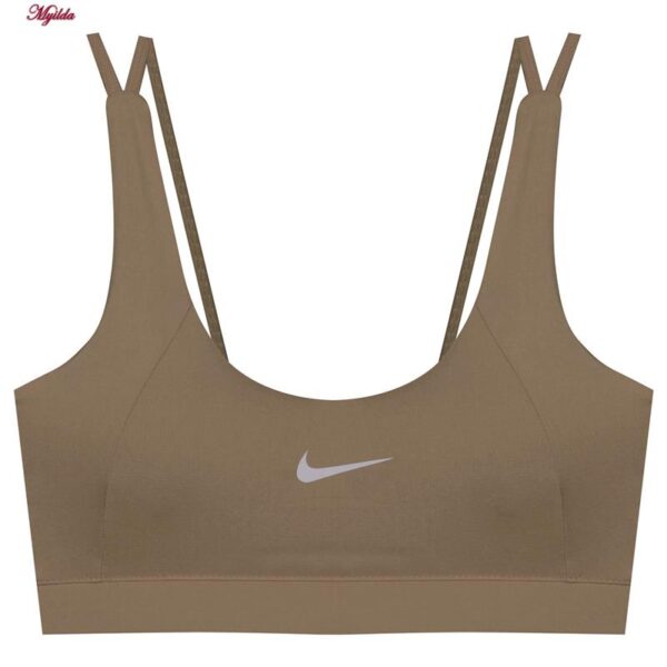 نیم تنه ورزشی زنانه ماییلدا مدل بدون فنر پددار کد 4521-290P رنگ کرم