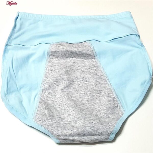 شورتکس زنانه ماییلدا مدل دولایه کمر پهن کد 4747 رنگ آبی